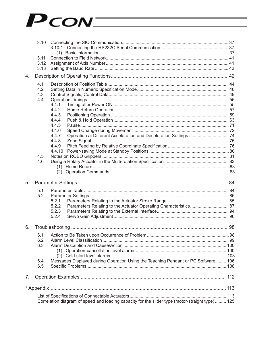 IAI America PCON-SE User Manual | Page 10 / 160