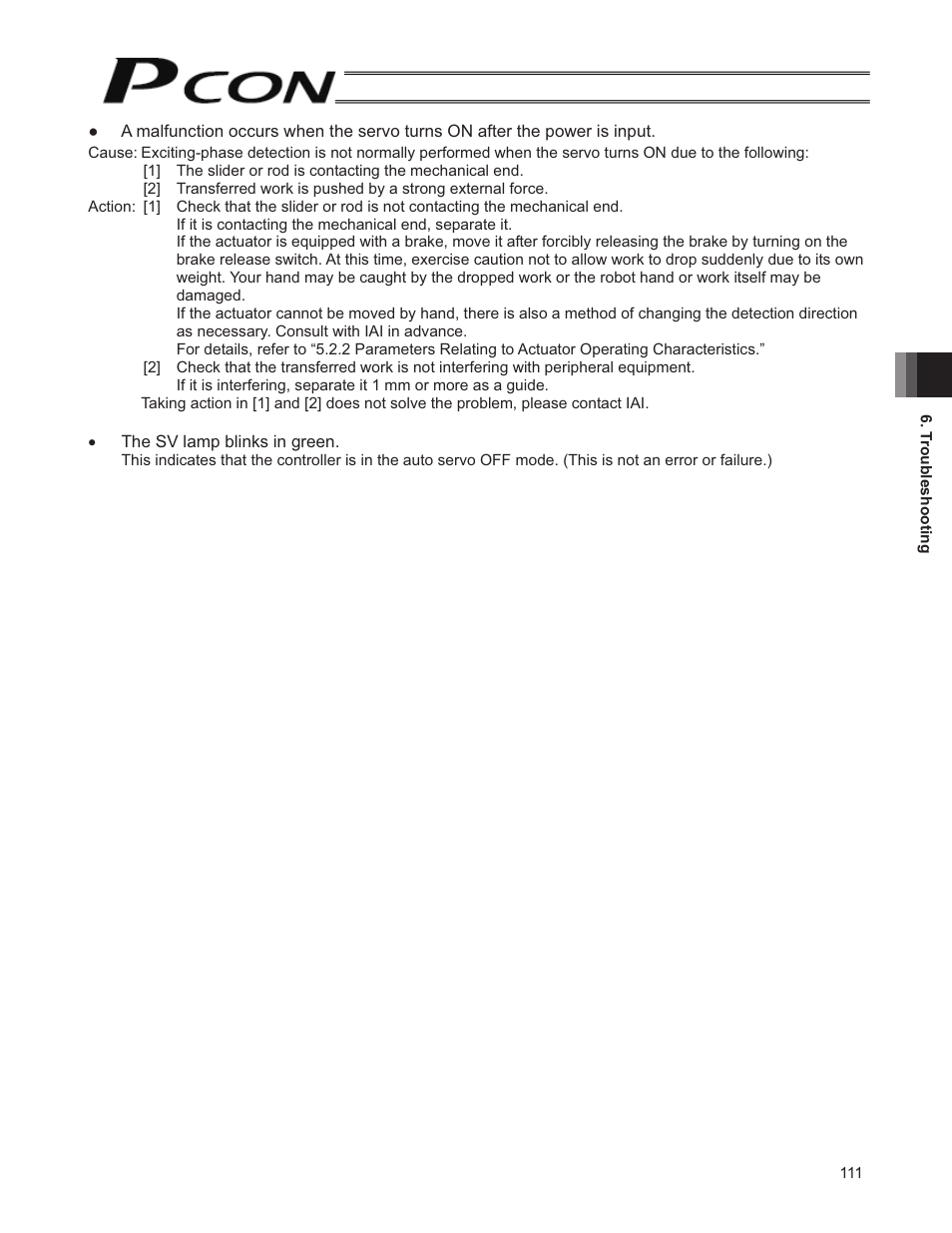 IAI America PCON-SE User Manual | Page 123 / 160