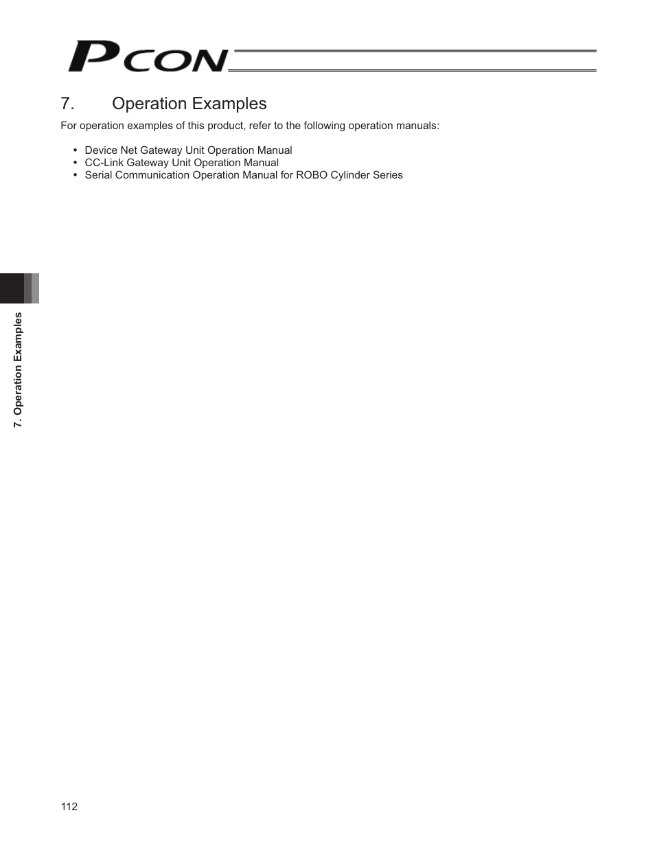 Operation examples | IAI America PCON-SE User Manual | Page 124 / 160