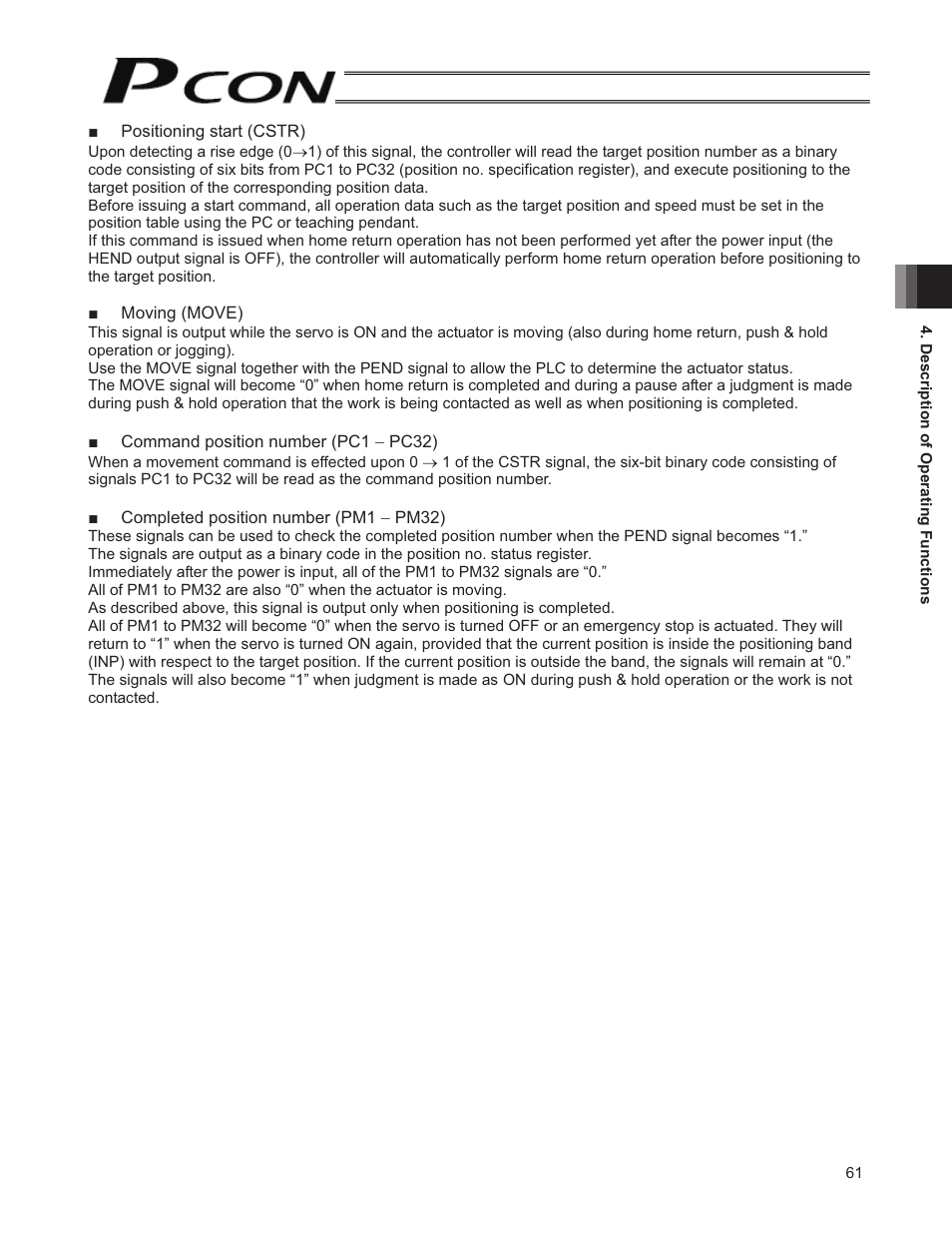 IAI America PCON-SE User Manual | Page 73 / 160