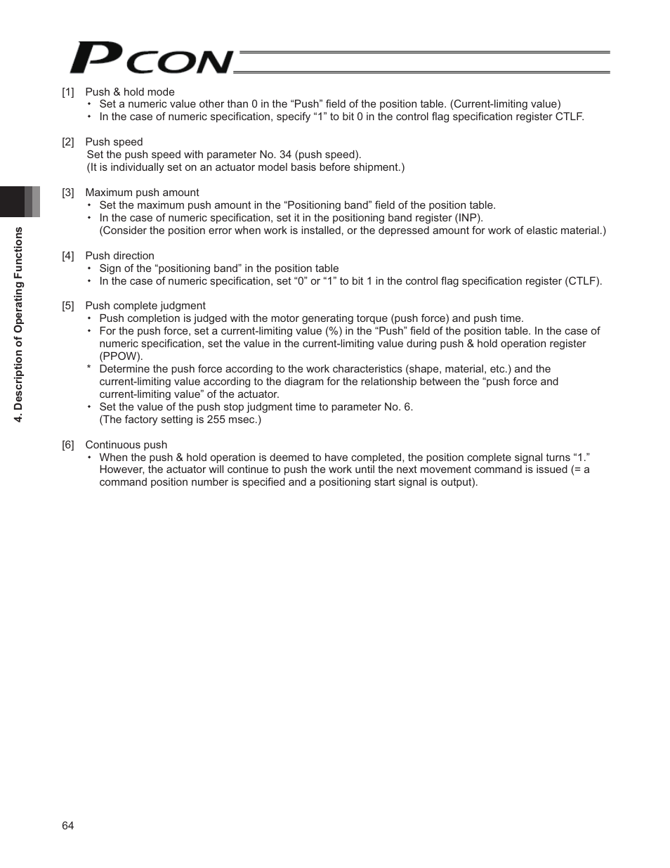 IAI America PCON-SE User Manual | Page 76 / 160
