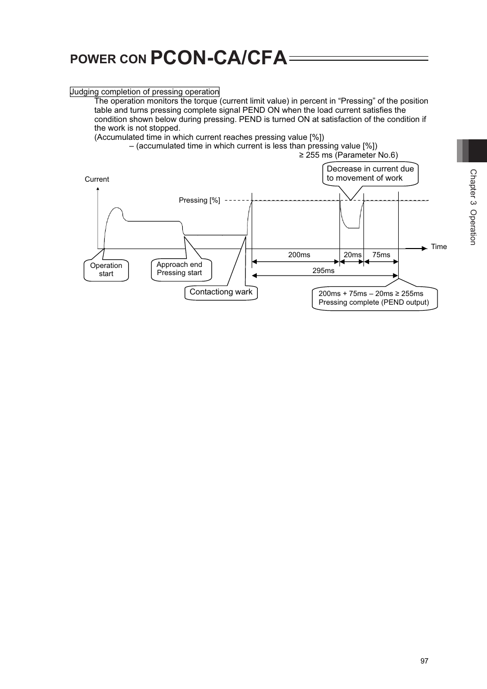 Pcon-ca/cfa, Power con | IAI America PCON-CA User Manual | Page 105 / 296