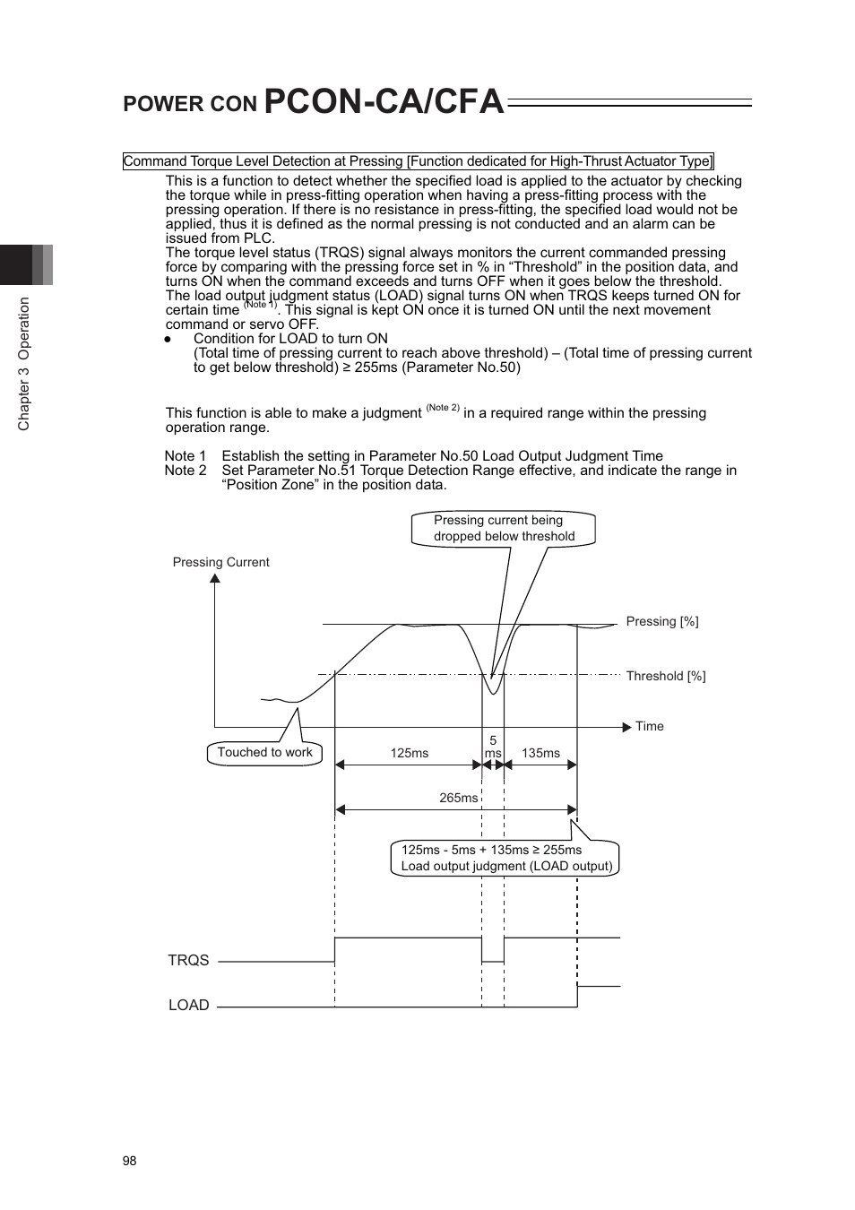 Pcon-ca/cfa, Power con | IAI America PCON-CA User Manual | Page 106 / 296