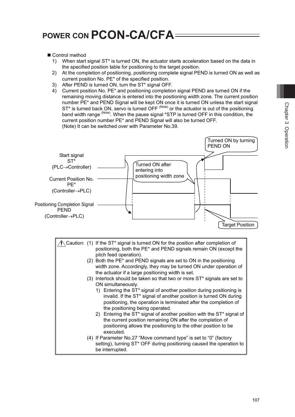 Pcon-ca/cfa, Power con | IAI America PCON-CA User Manual | Page 115 / 296