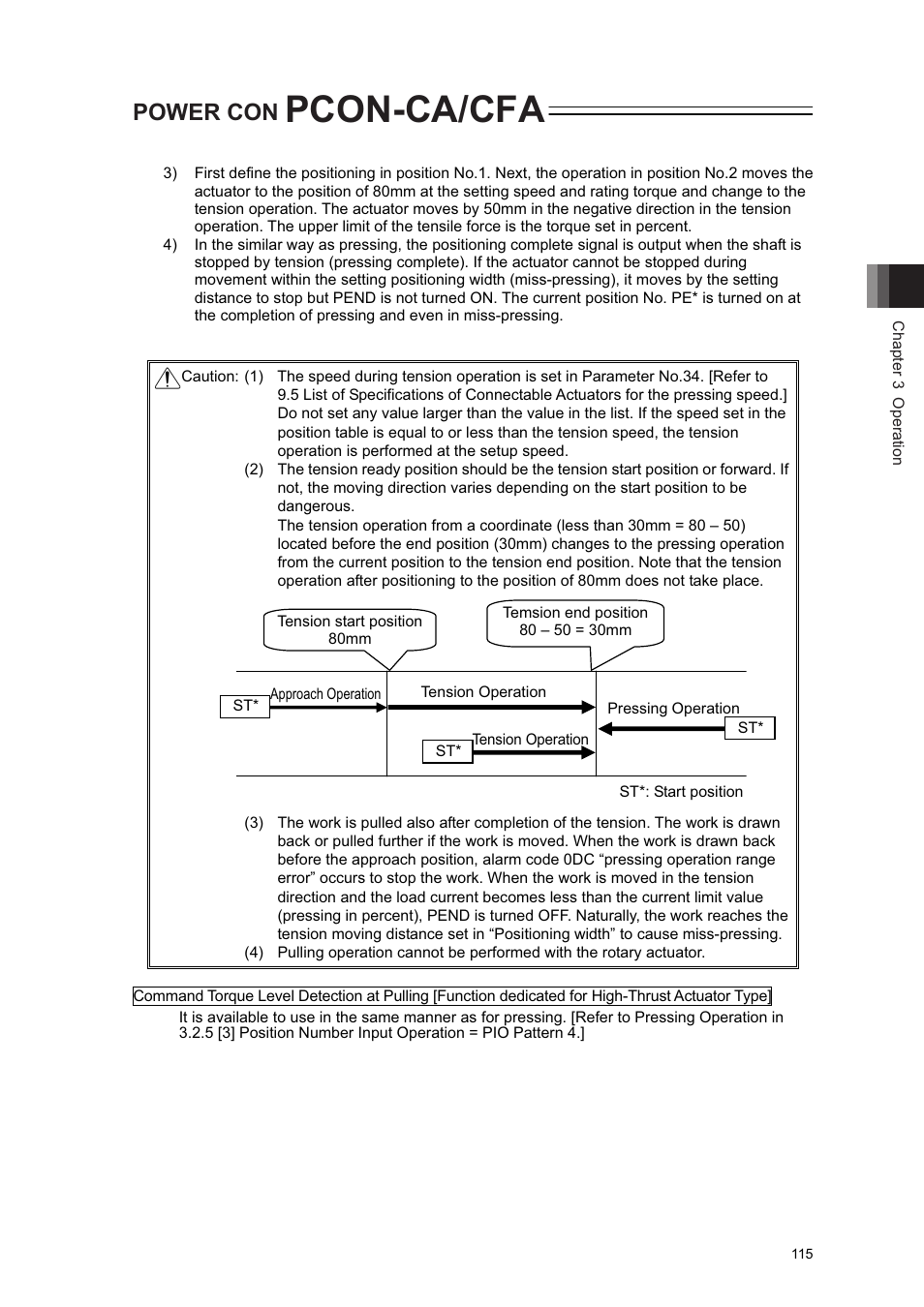 Pcon-ca/cfa, Power con | IAI America PCON-CA User Manual | Page 123 / 296