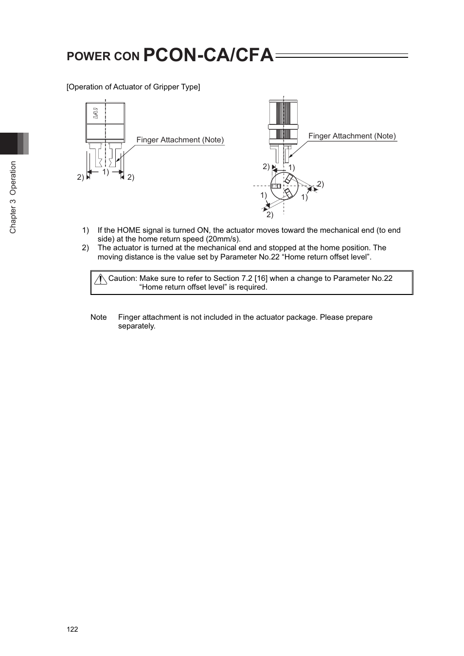 Pcon-ca/cfa, Power con | IAI America PCON-CA User Manual | Page 130 / 296