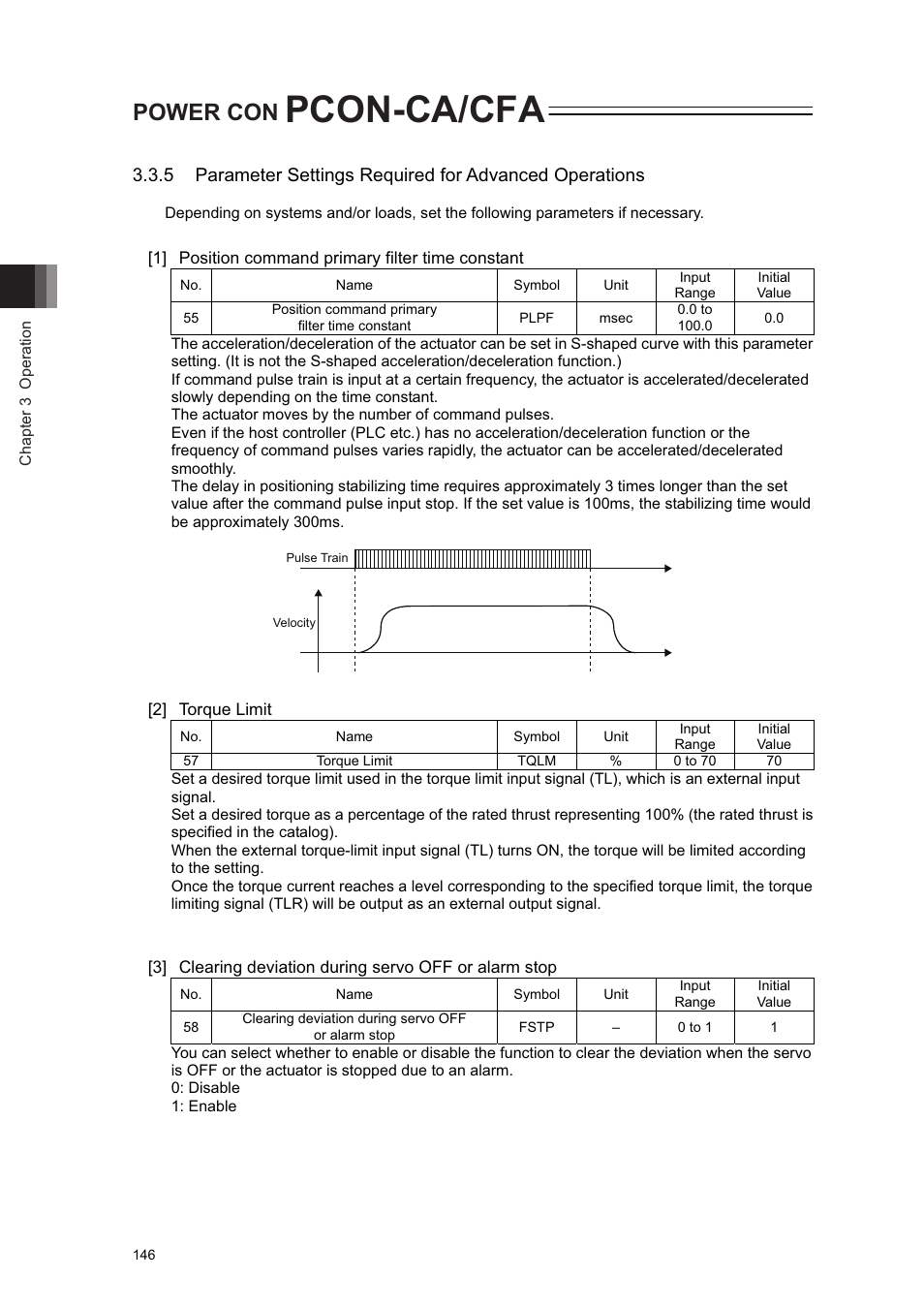 Pcon-ca/cfa, Power con | IAI America PCON-CA User Manual | Page 154 / 296