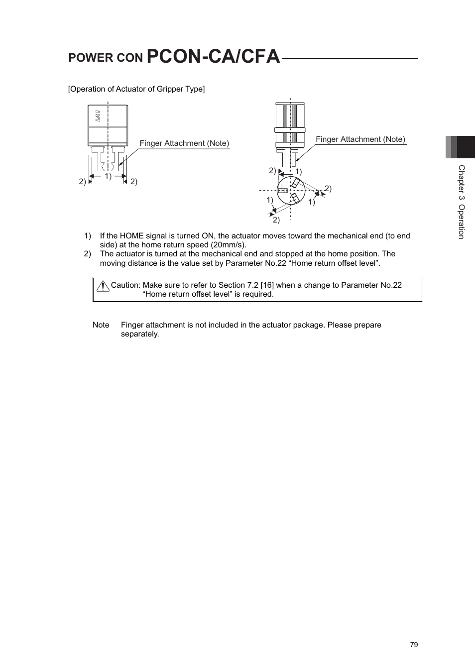 Pcon-ca/cfa, Power con | IAI America PCON-CA User Manual | Page 87 / 296