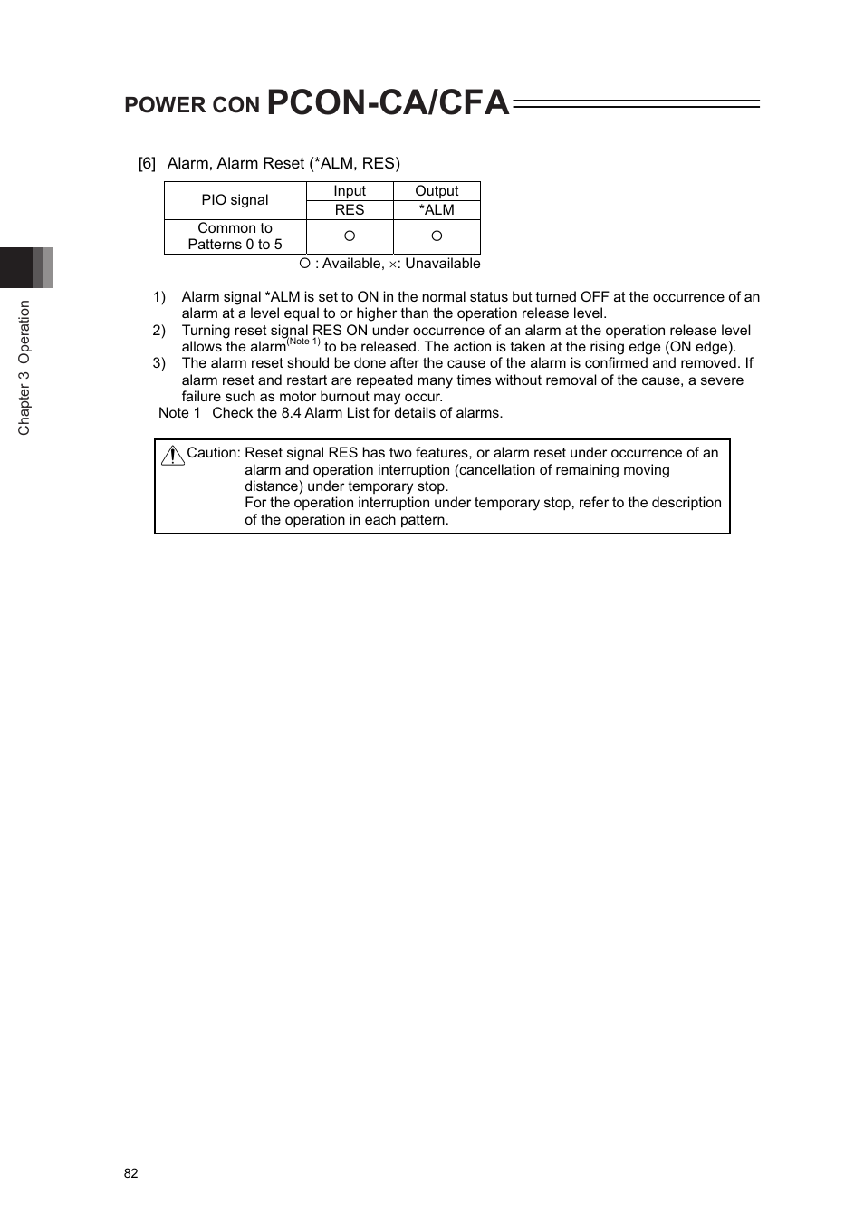 Pcon-ca/cfa, Power con | IAI America PCON-CA User Manual | Page 90 / 296