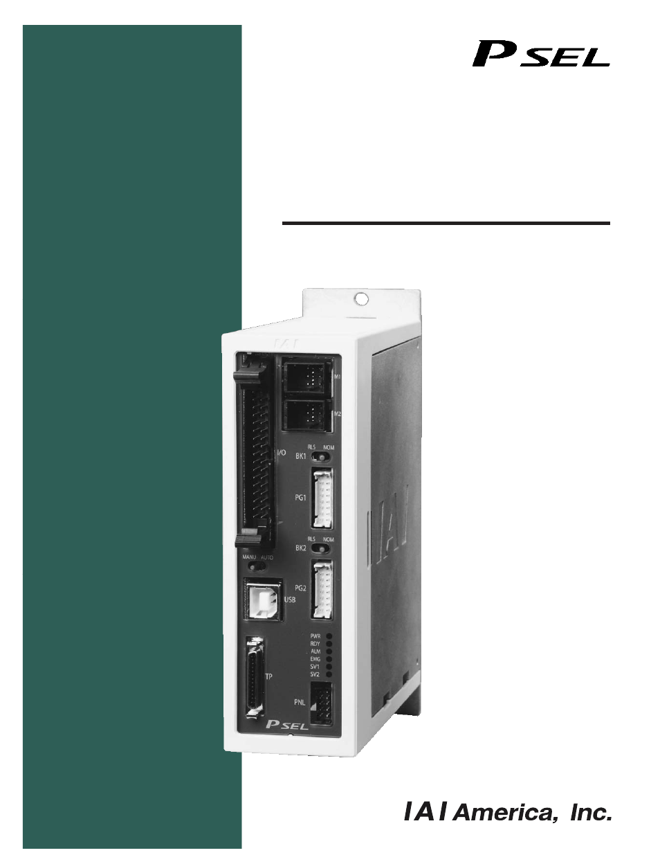 IAI America PSEL User Manual | 486 pages