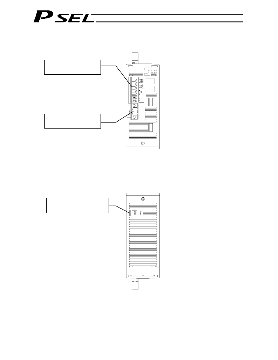 Down view, Top view | IAI America PSEL User Manual | Page 26 / 486