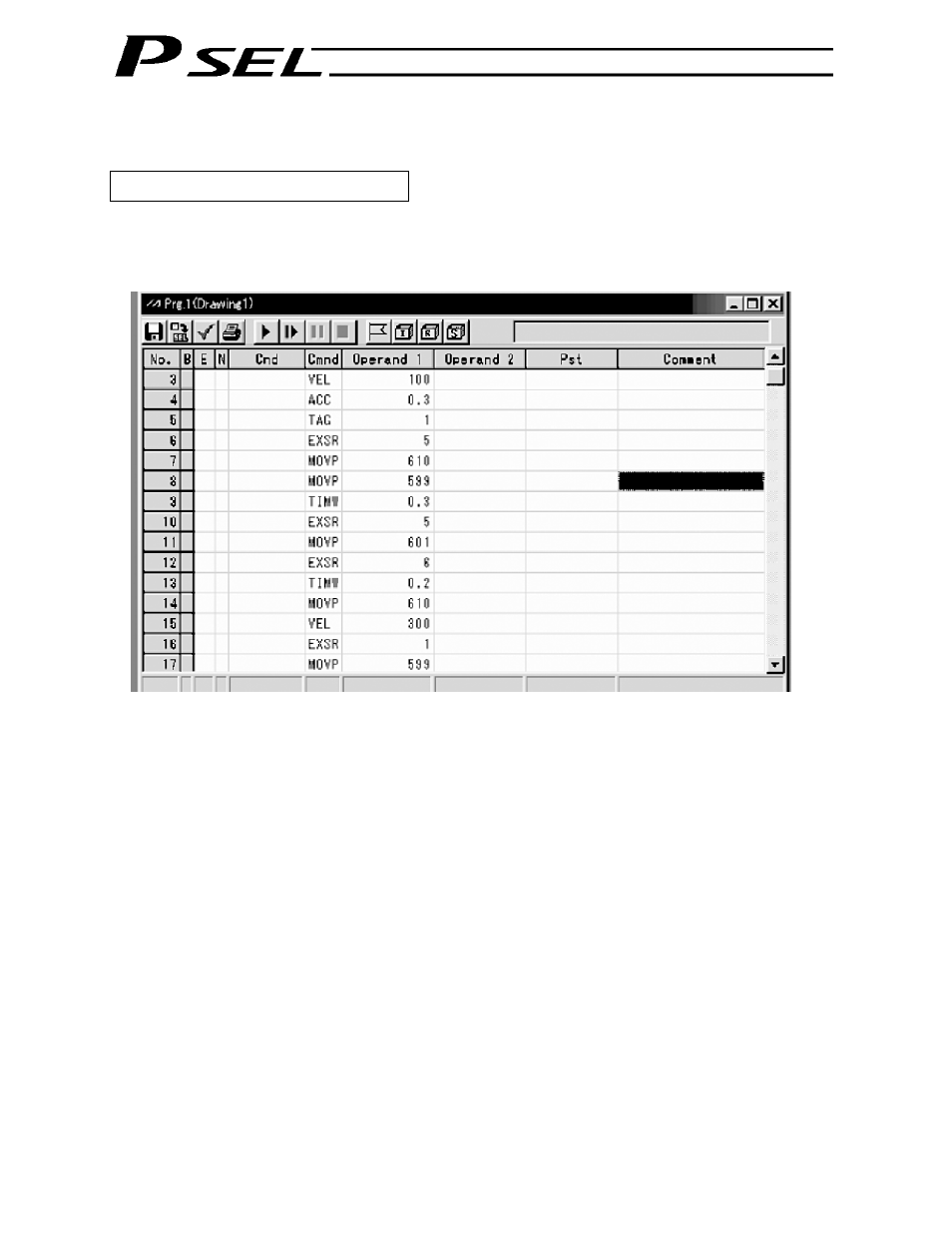 Programming format | IAI America PSEL User Manual | Page 286 / 486