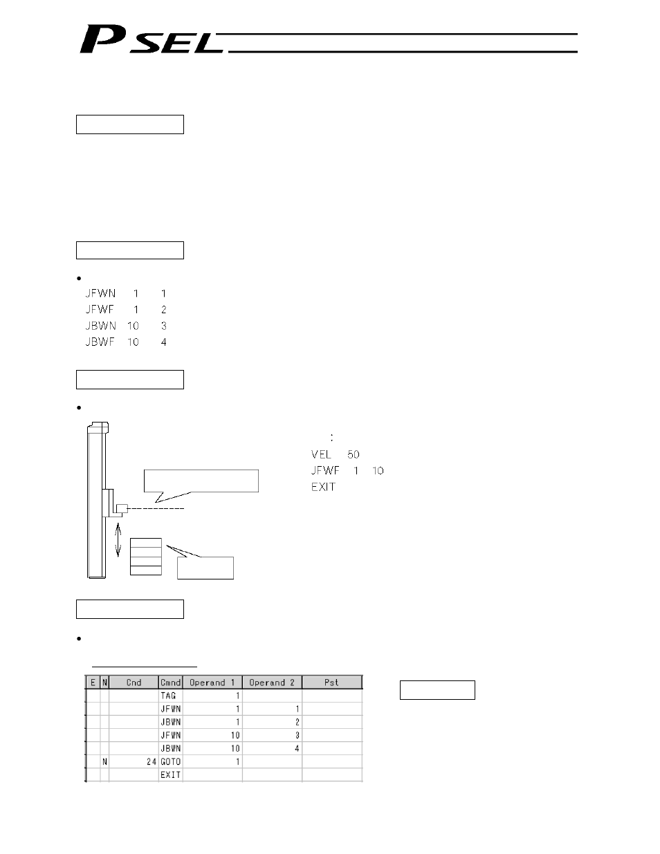 Jogging | IAI America PSEL User Manual | Page 309 / 486