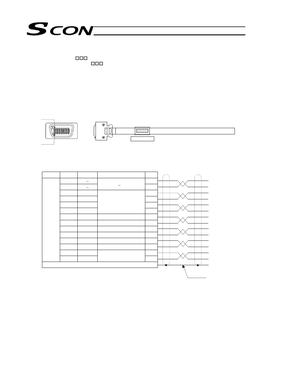 3 pulse-train control service cable | IAI America SCON-C User Manual | Page 164 / 252