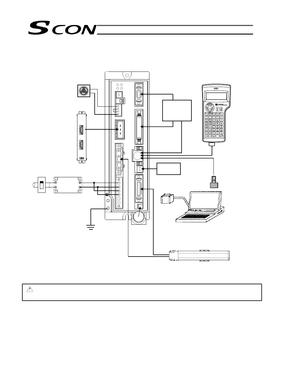 System configuration, 4 system configuration, Dc24v | IAI America SCON-C User Manual | Page 23 / 252