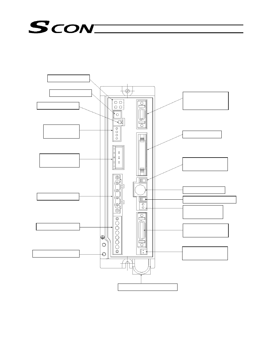 Name and function of each part, 2 name and function of each part | IAI America SCON-C User Manual | Page 28 / 252