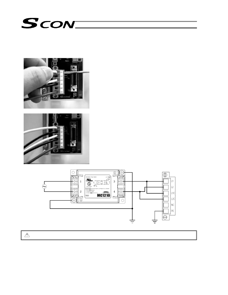 Wiring the power supply, 4 wiring the power supply | IAI America SCON-C User Manual | Page 44 / 252