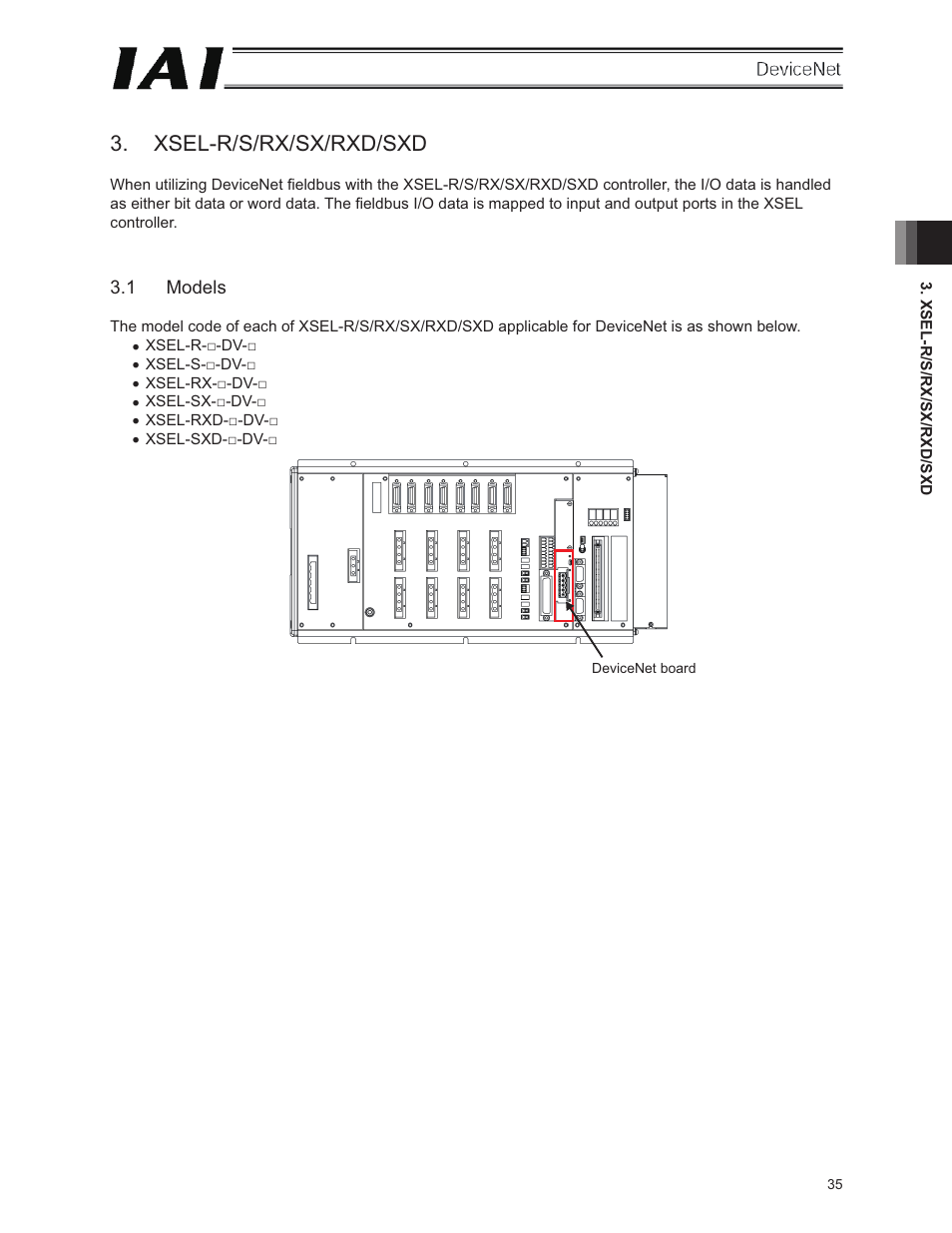 Xsel-r/s/rx/sx/rxd/sxd, 1 models | IAI America E-Con User Manual | Page 43 / 106