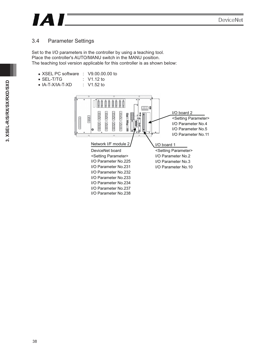 4 parameter settings | IAI America E-Con User Manual | Page 46 / 106