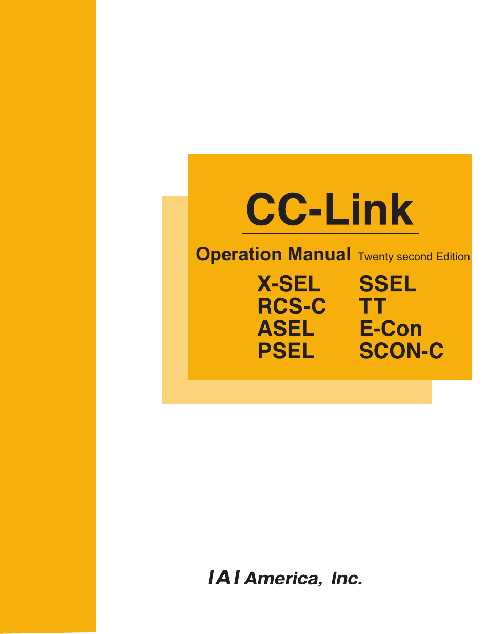 IAI America E-Con User Manual | 152 pages