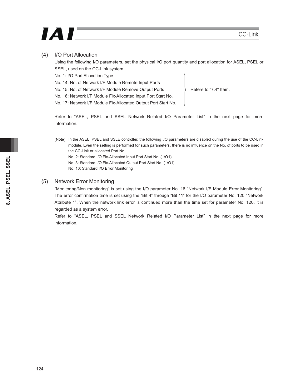 IAI America E-Con User Manual | Page 132 / 152