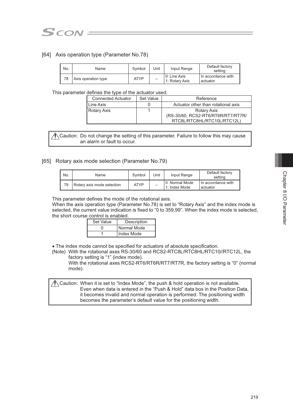 IAI America SCON-CA User Manual | Page 229 / 354