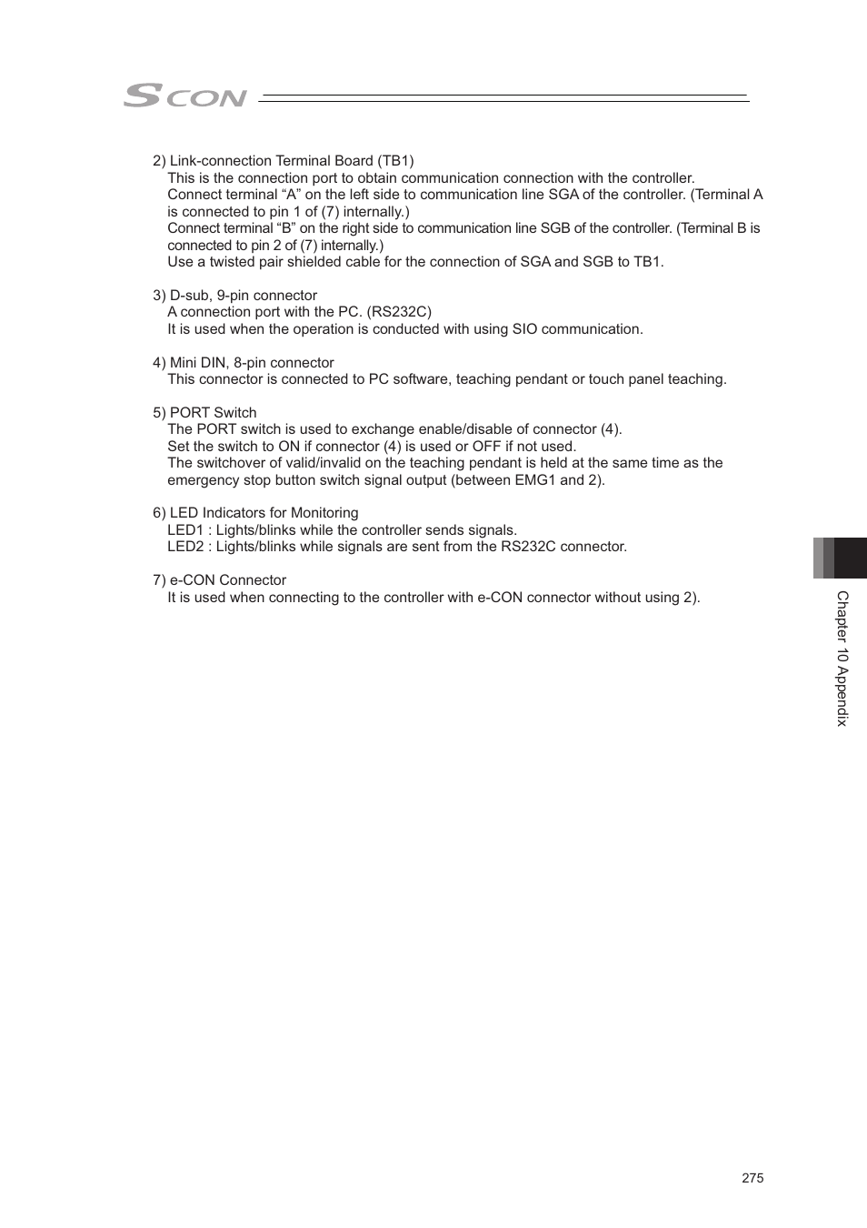 IAI America SCON-CA User Manual | Page 285 / 354