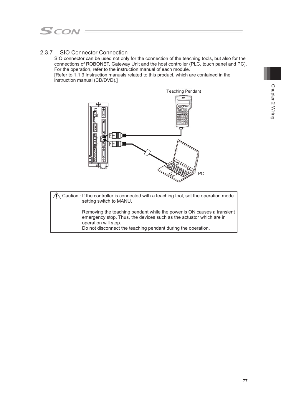 IAI America SCON-CA User Manual | Page 87 / 354