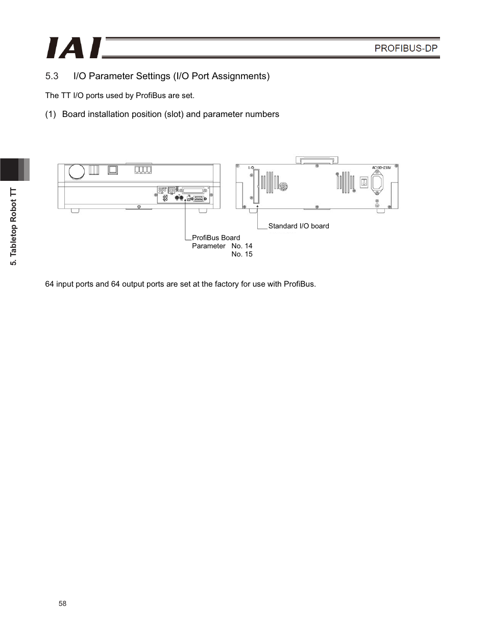 3 i/o parameter settings (i/o port assignments) | IAI America E-Con User Manual | Page 66 / 102