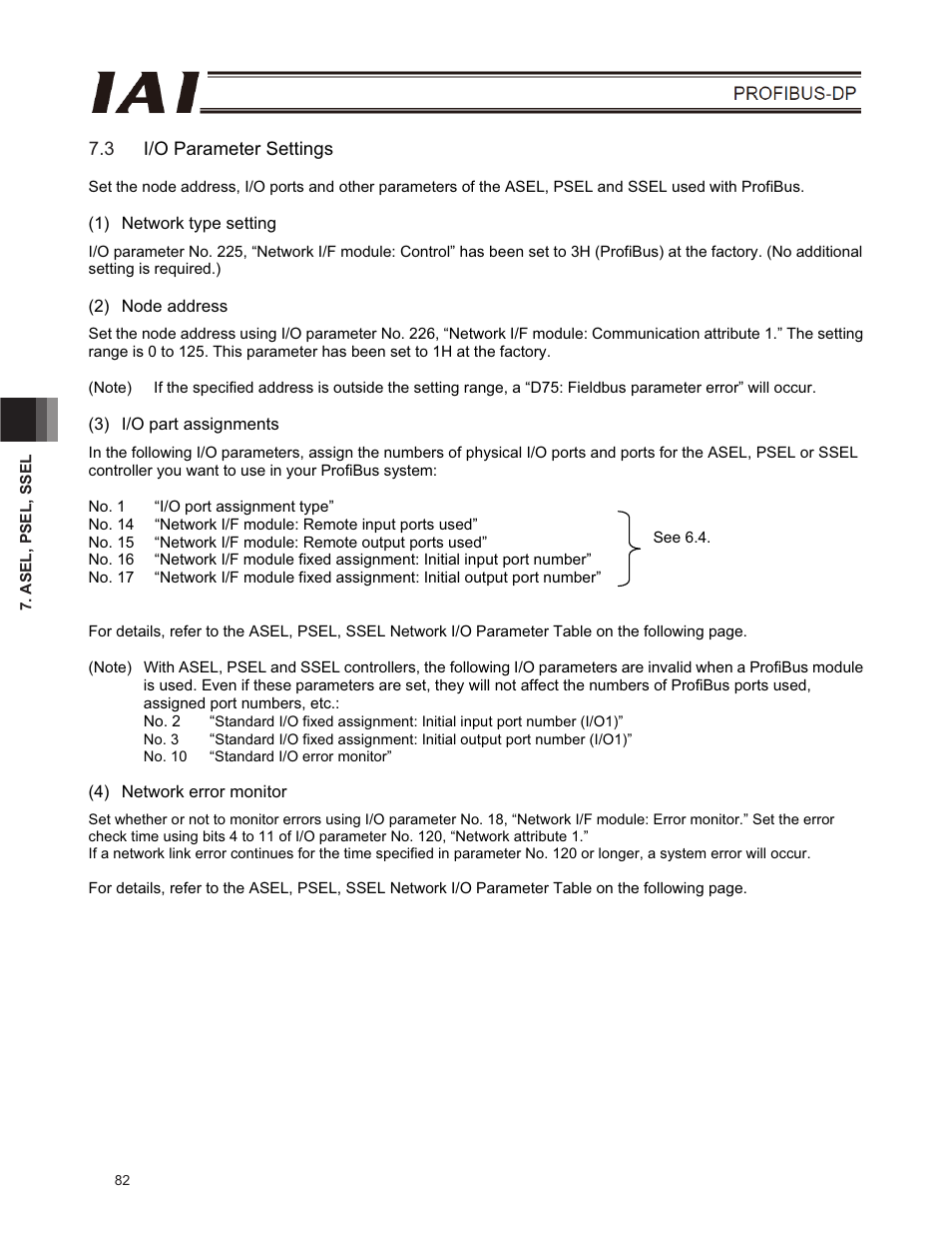 3 i/o parameter settings | IAI America E-Con User Manual | Page 90 / 102