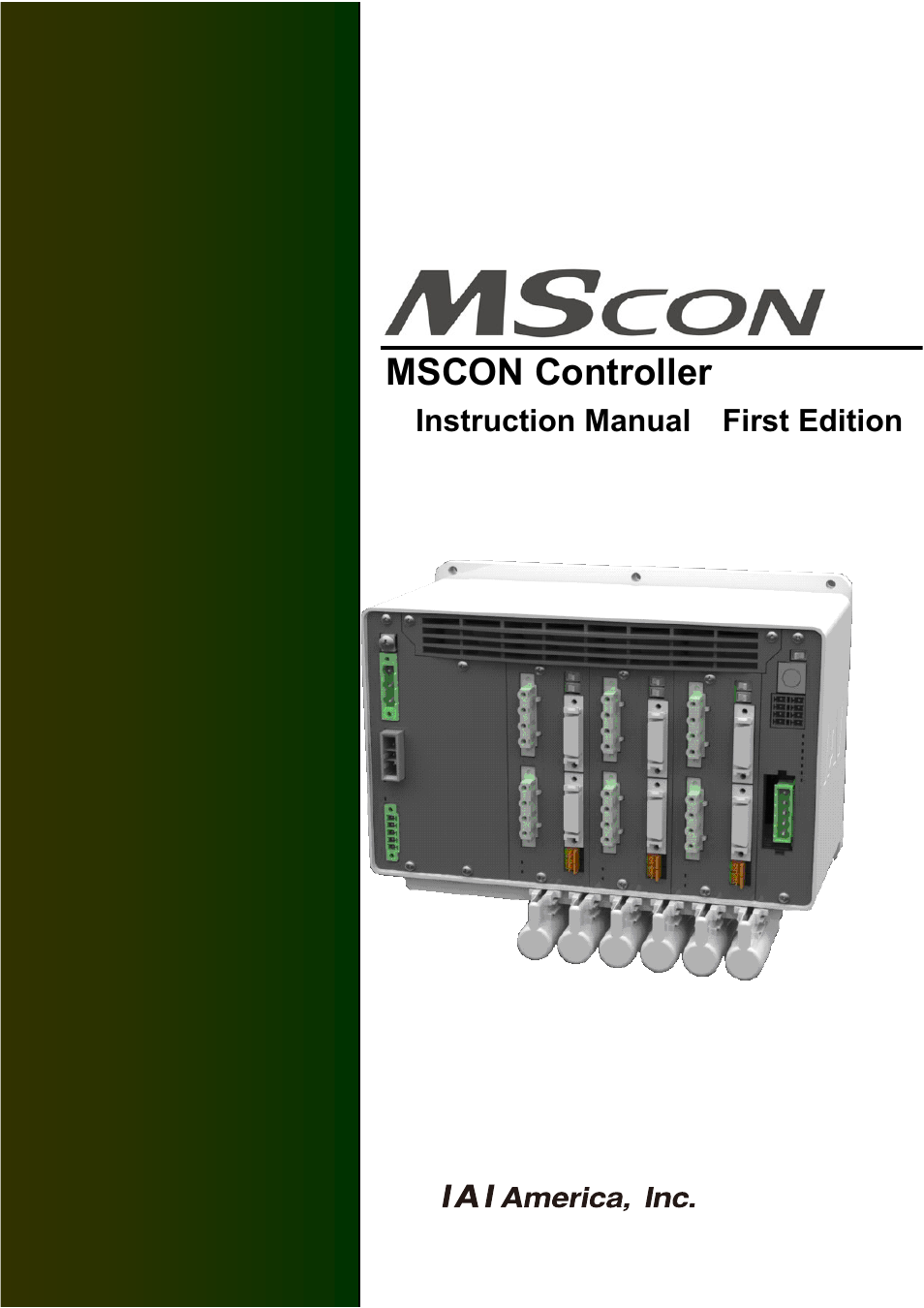 IAI America MSCON User Manual | 360 pages