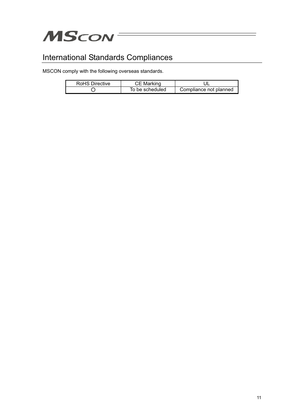 International standards compliances | IAI America MSCON User Manual | Page 19 / 360