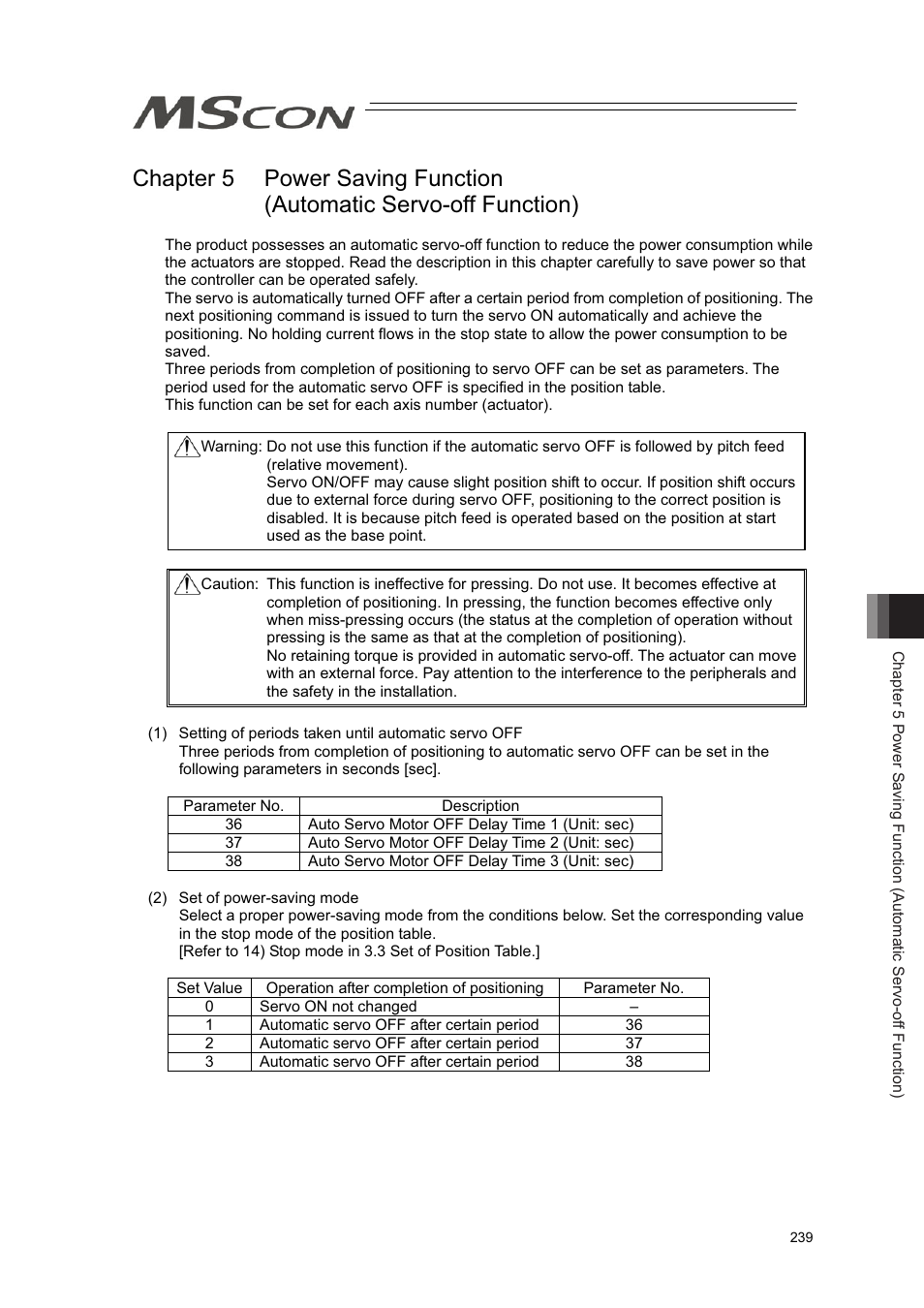 IAI America MSCON User Manual | Page 247 / 360