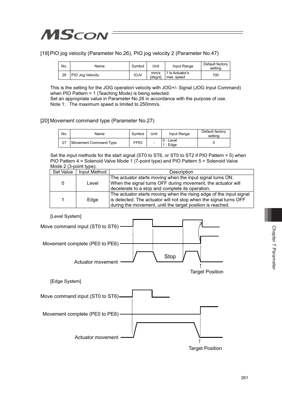 Stop | IAI America MSCON User Manual | Page 269 / 360