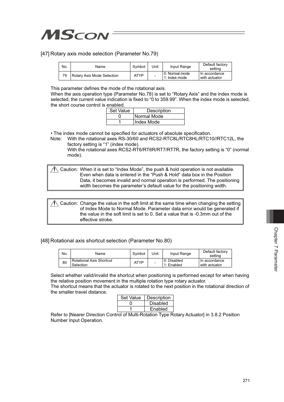 IAI America MSCON User Manual | Page 279 / 360
