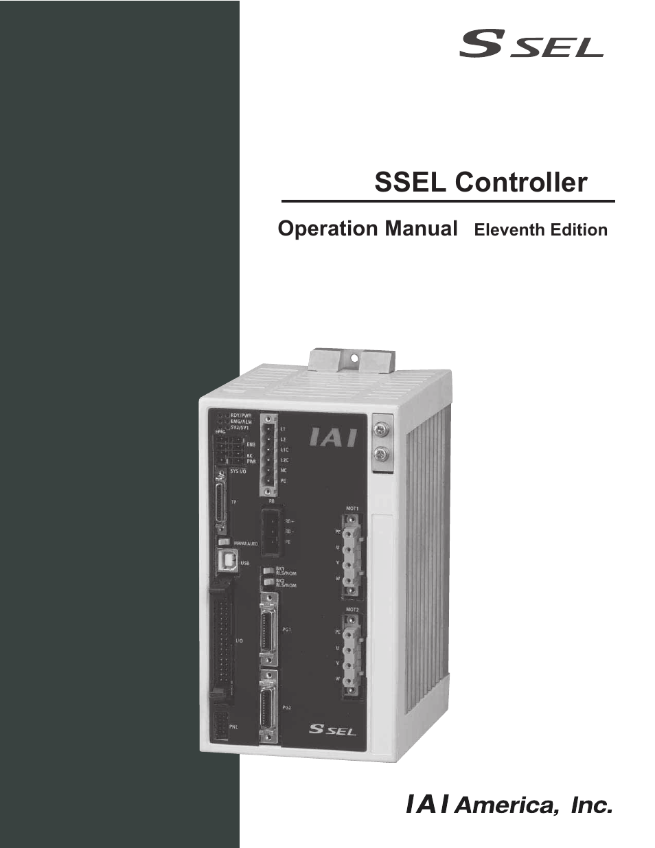 IAI America SSEL User Manual | 494 pages