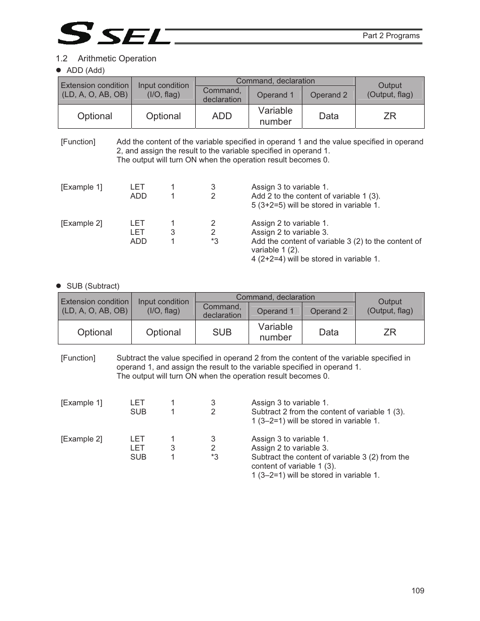 2 arithmetic operation | IAI America SSEL User Manual | Page 131 / 494