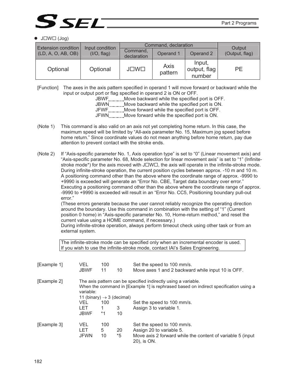 IAI America SSEL User Manual | Page 204 / 494