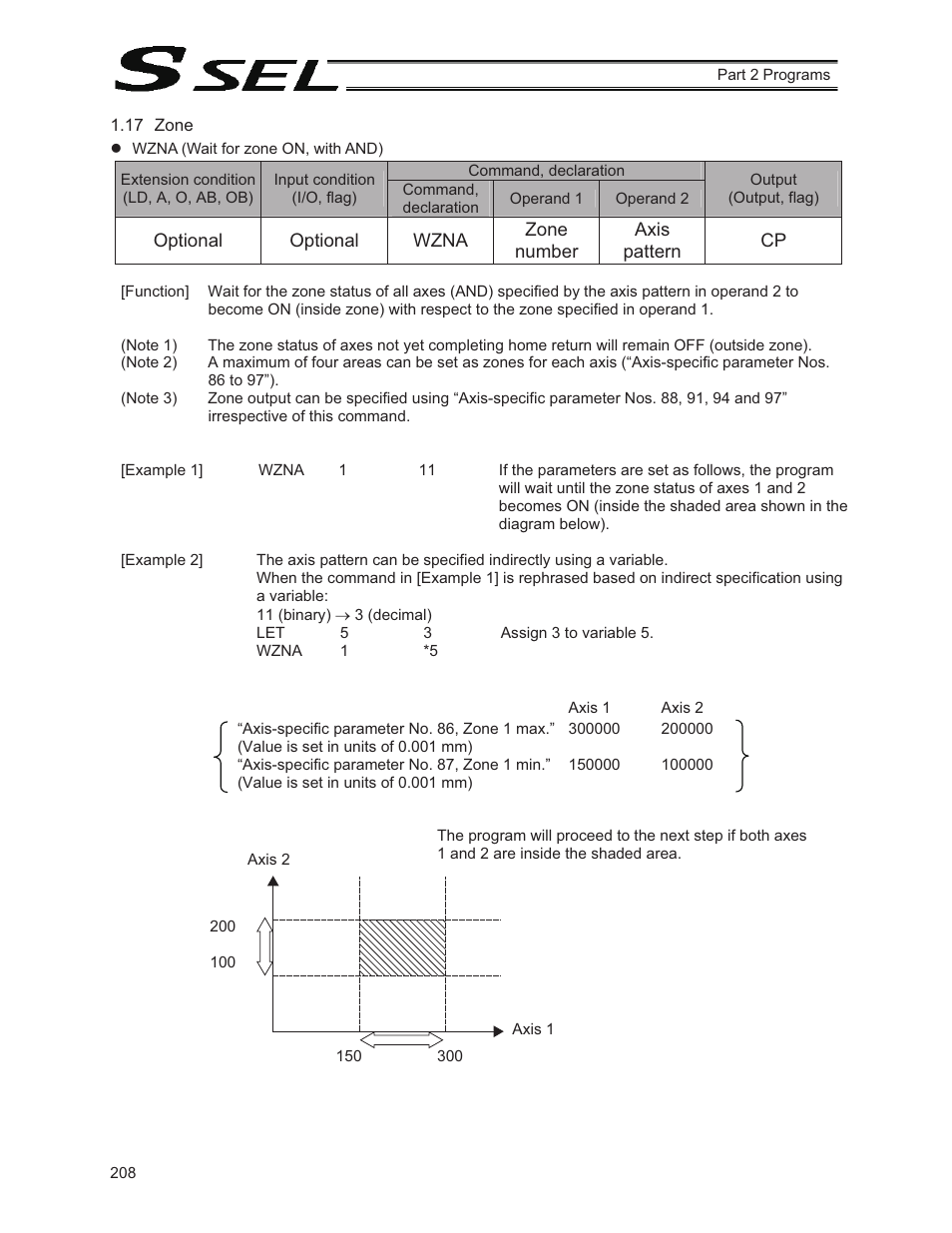 17 zone | IAI America SSEL User Manual | Page 230 / 494