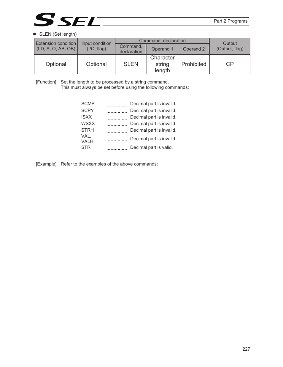 IAI America SSEL User Manual | Page 249 / 494