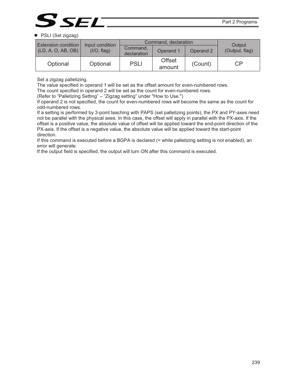 IAI America SSEL User Manual | Page 261 / 494