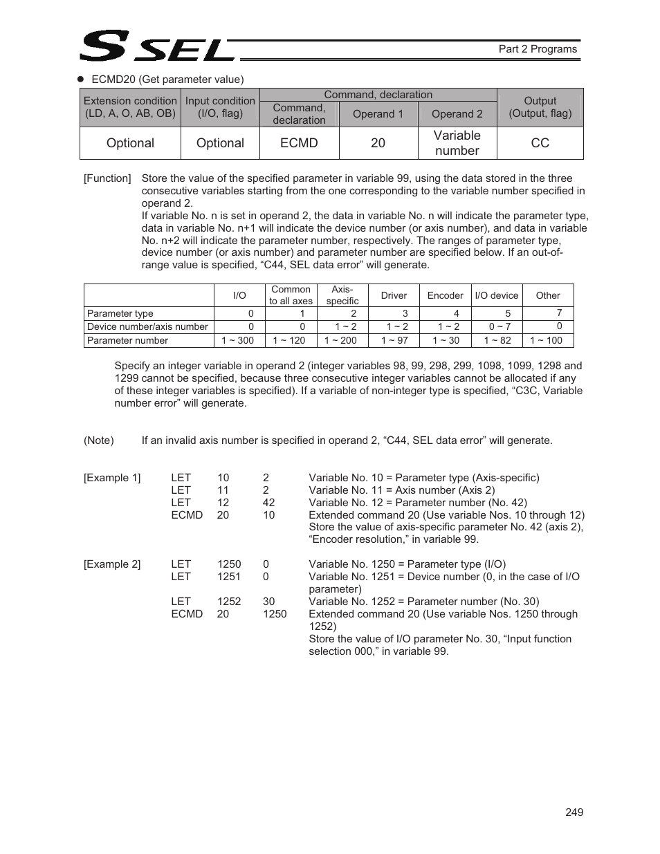 IAI America SSEL User Manual | Page 271 / 494