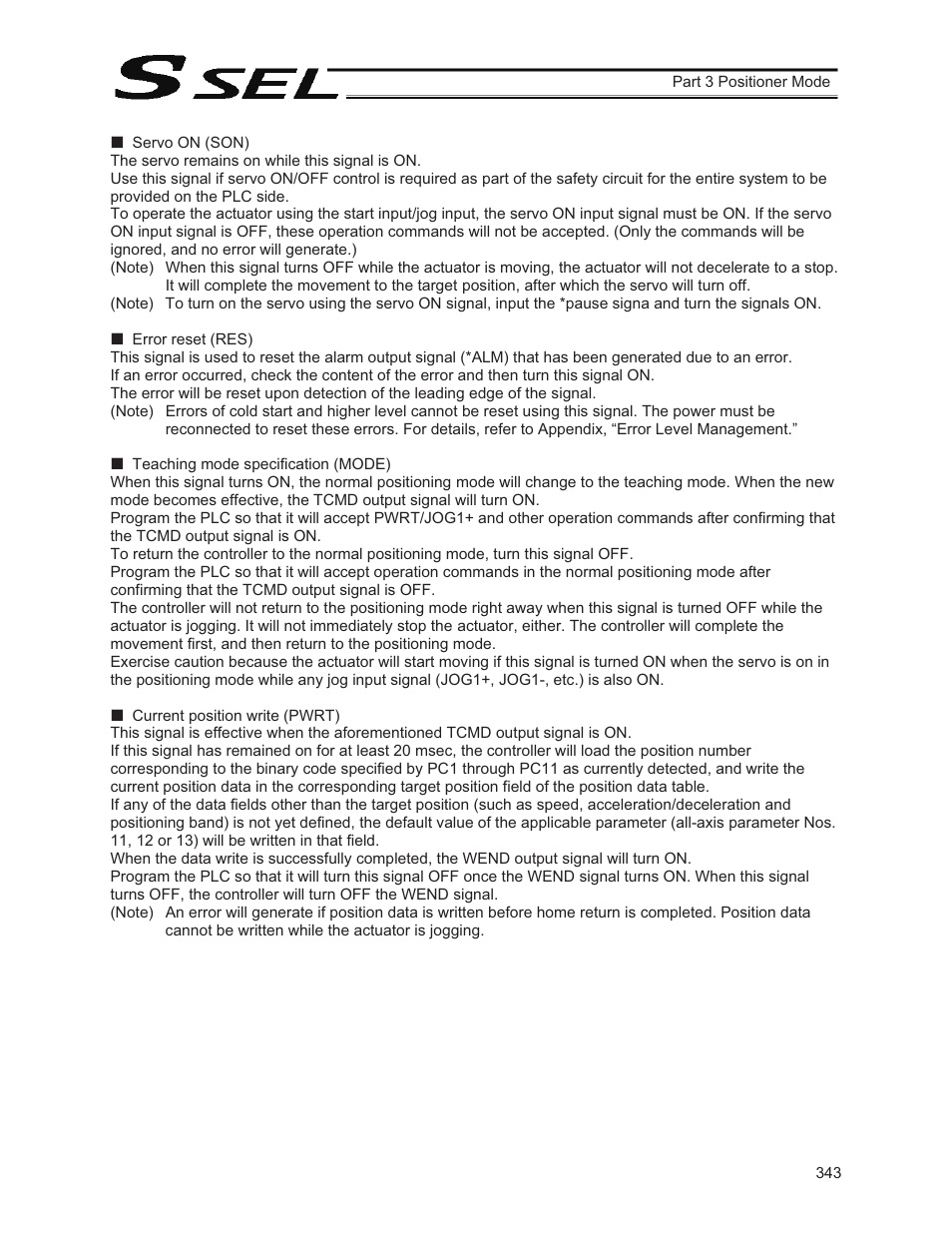 IAI America SSEL User Manual | Page 365 / 494