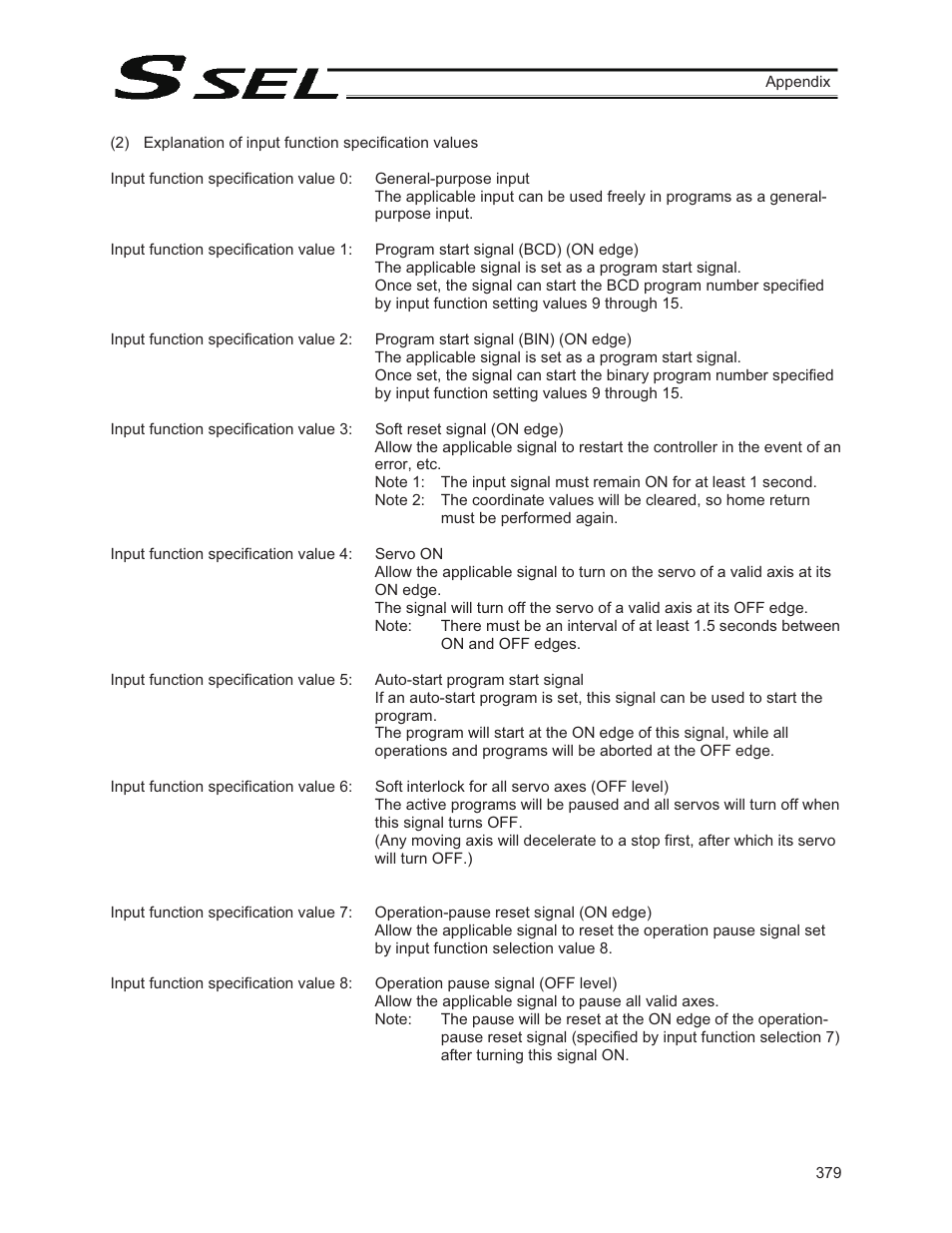 IAI America SSEL User Manual | Page 401 / 494