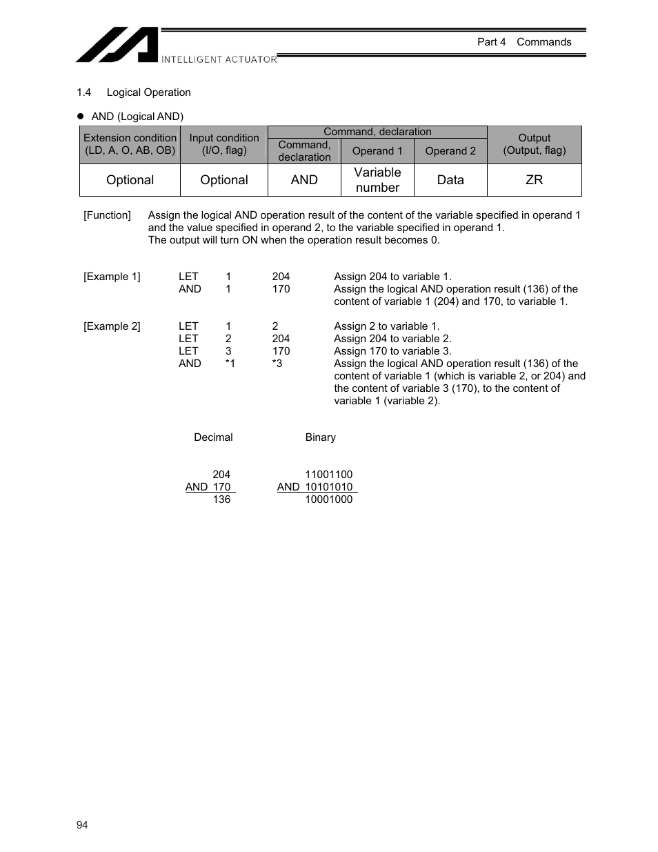 4 logical operation | IAI America XSEL-KE User Manual | Page 109 / 424