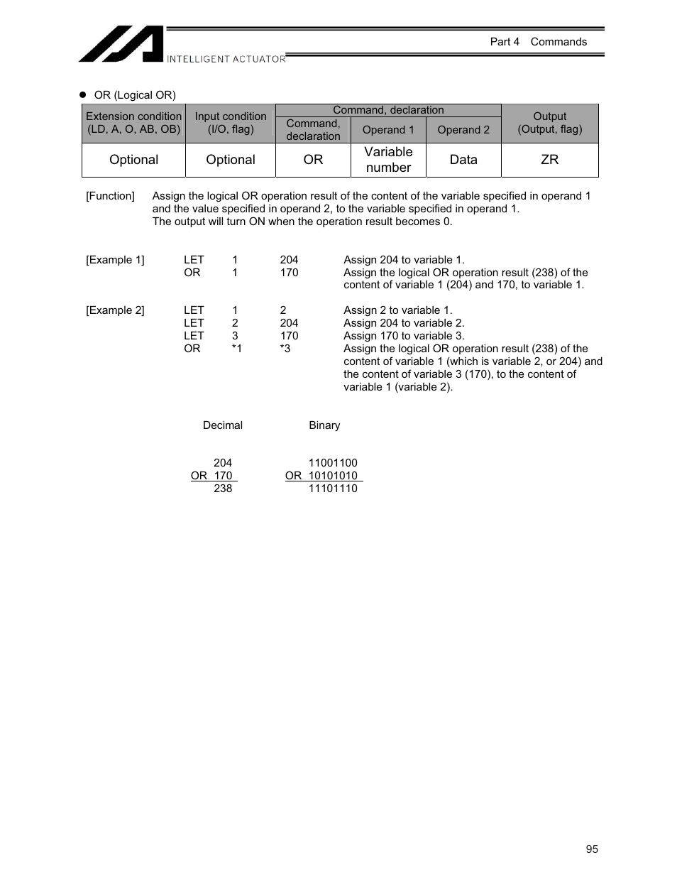 IAI America XSEL-KE User Manual | Page 110 / 424