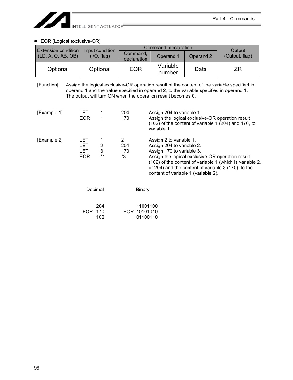 IAI America XSEL-KE User Manual | Page 111 / 424