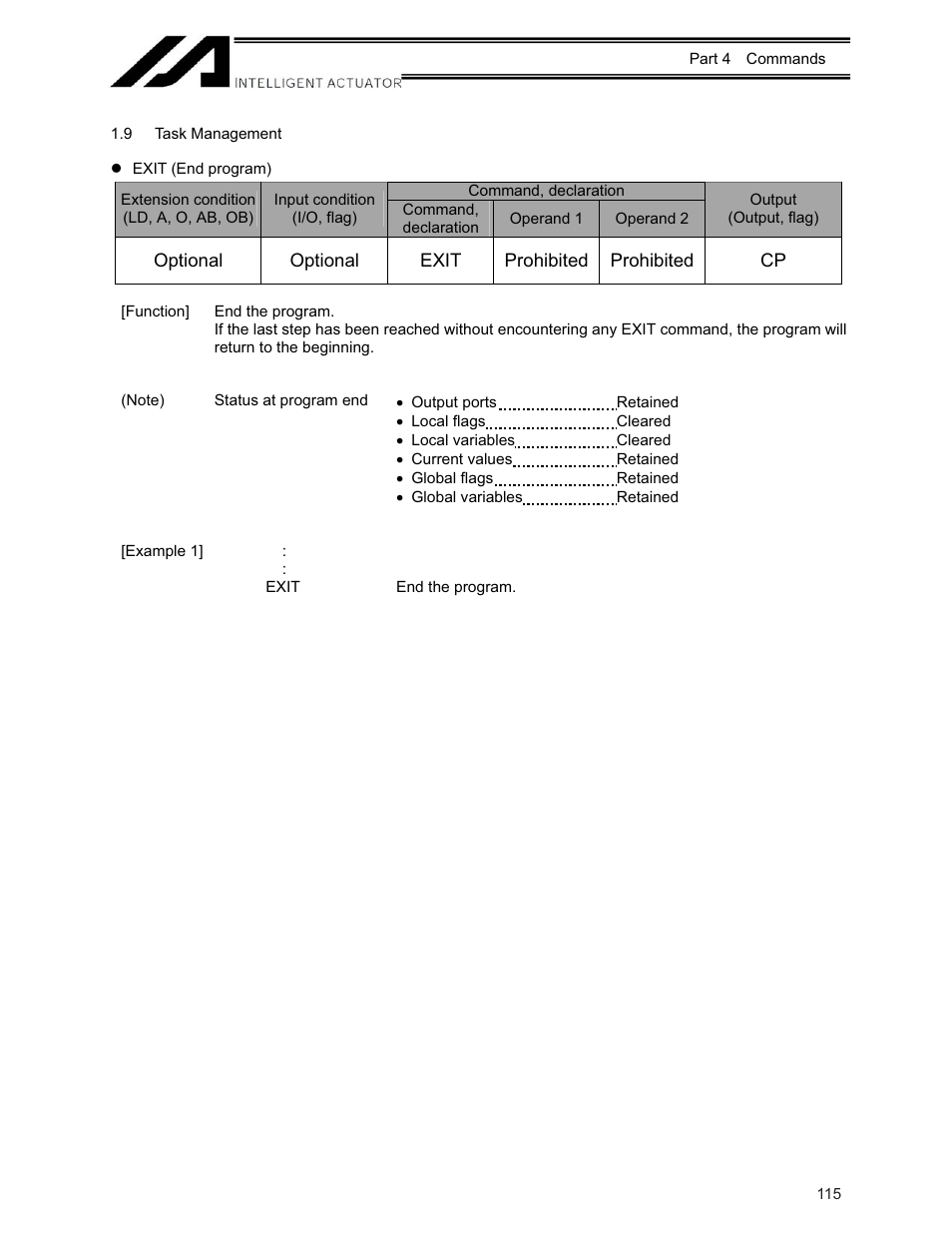9 task management | IAI America XSEL-KE User Manual | Page 130 / 424