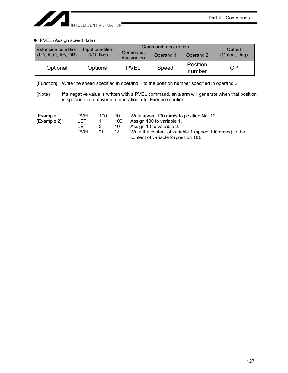 IAI America XSEL-KE User Manual | Page 142 / 424