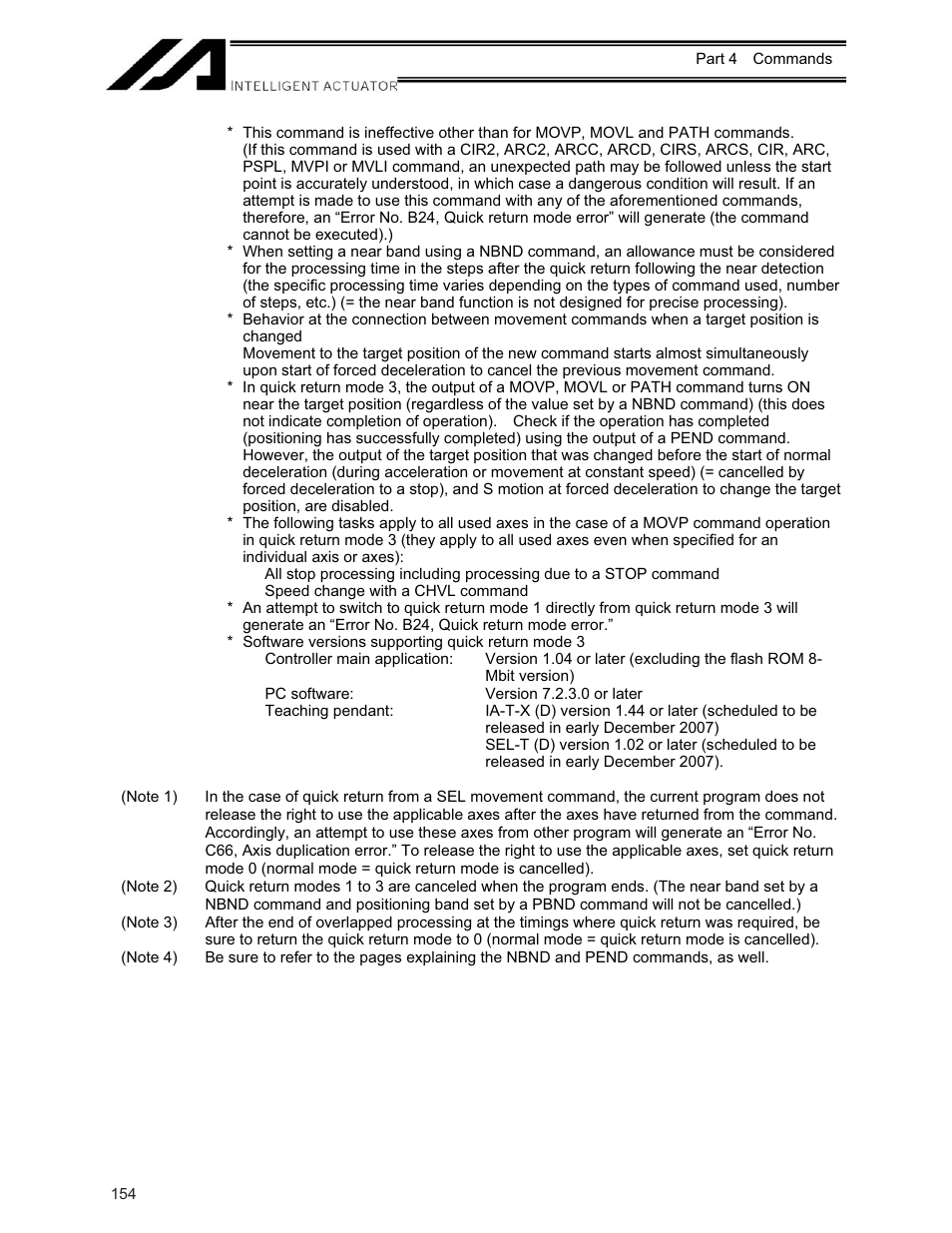 IAI America XSEL-KE User Manual | Page 169 / 424